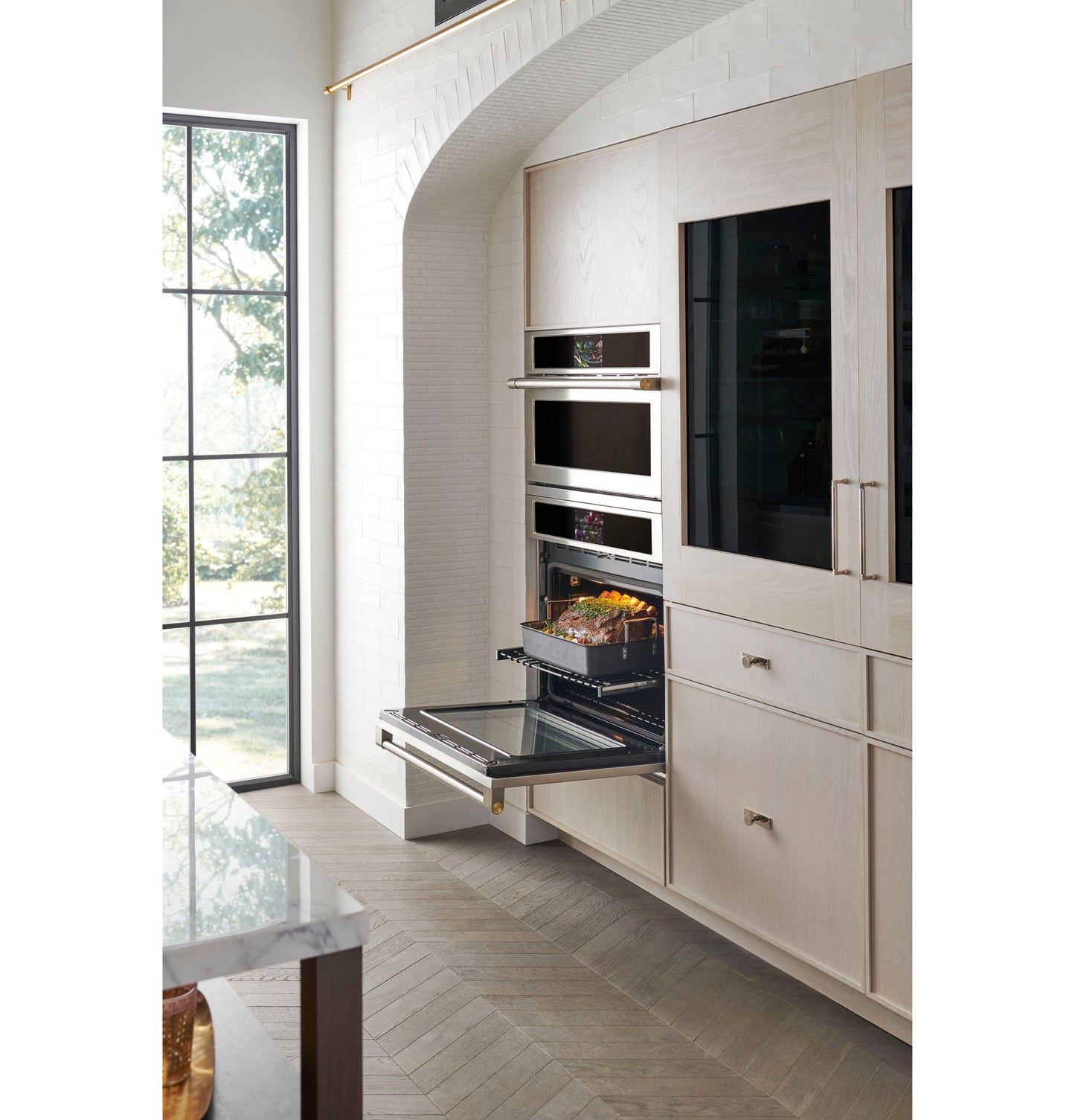Monogram ZTSX1DPSNSS Monogram 30" Smart Electric Convection Single Wall Oven Statement Collection
