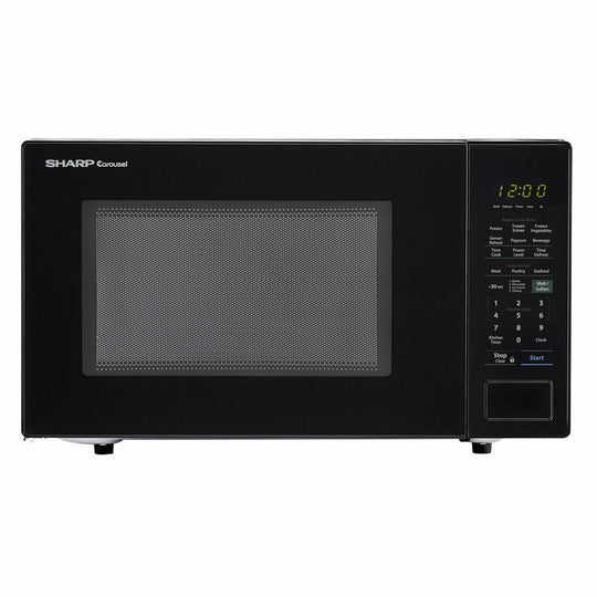 Sharp SMC1441CB 1.4 Cu. Ft. 1000W Sharp Black Countertop Microwave Oven