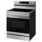 Samsung NE63A6511SS 6.3 Cu. Ft. Smart Freestanding Electric Range With No-Preheat Air Fry & Convection In Stainless Steel