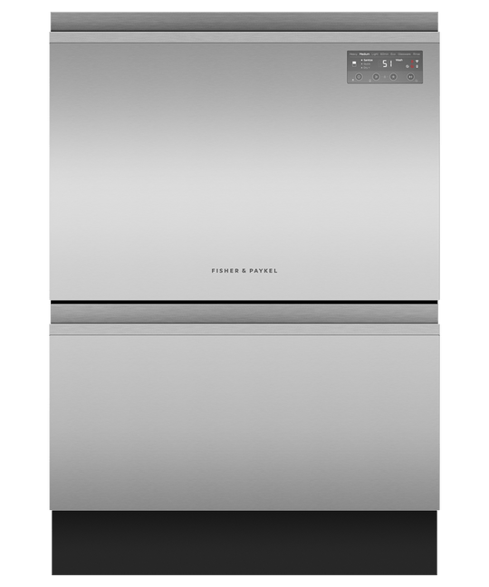 Fisher & Paykel DD24DT2NX9 Built-Under Double Dishdrawer&#8482; Dishwasher, Tall, Sanitize