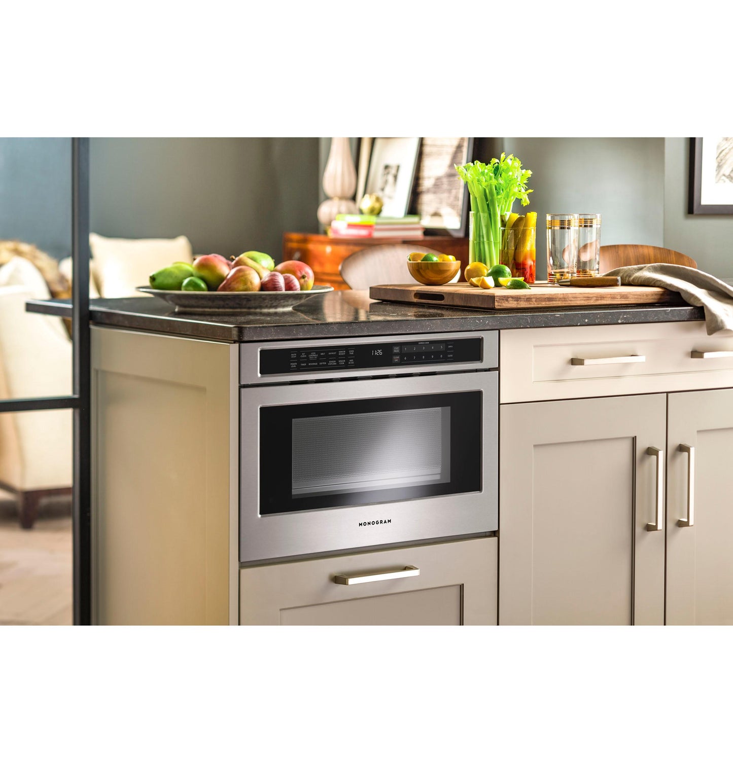 Monogram ZWL1126SRSS Monogram 1.2 Cu. Ft. Drawer Microwave