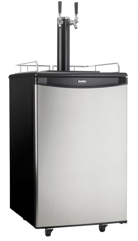 Danby DKC054A1BSL2DB Danby 5.4 Cu. Ft. Dual-Tap Kegerator