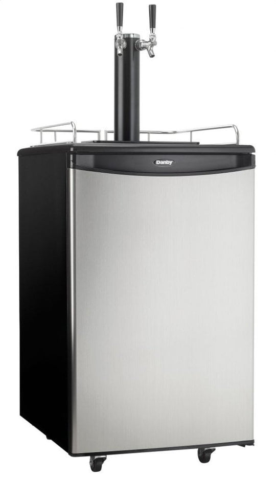 Danby DKC054A1BSL2DB Danby 5.4 Cu. Ft. Dual-Tap Kegerator