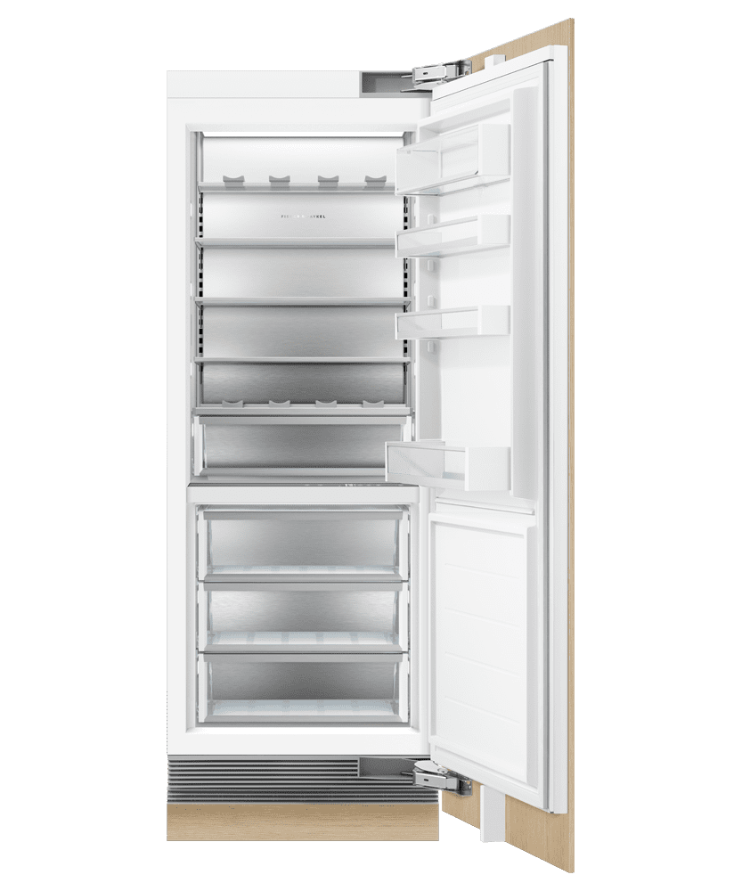 Fisher & Paykel RS3084SRHK1 Integrated Column Refrigerator, 30", Water