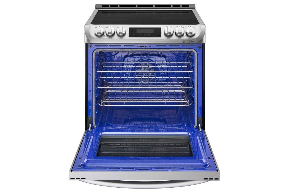 Lg LSE4617ST 6.3 Cu. Ft. Smart Wi-Fi Enabled Induction Slide-In Range With Probake Convection® And Easyclean®