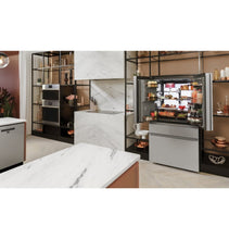 Cafe CVE28DM5NS5 Café Energy Star® 27.8 Cu. Ft. Smart 4-Door French-Door Refrigerator In Platinum Glass