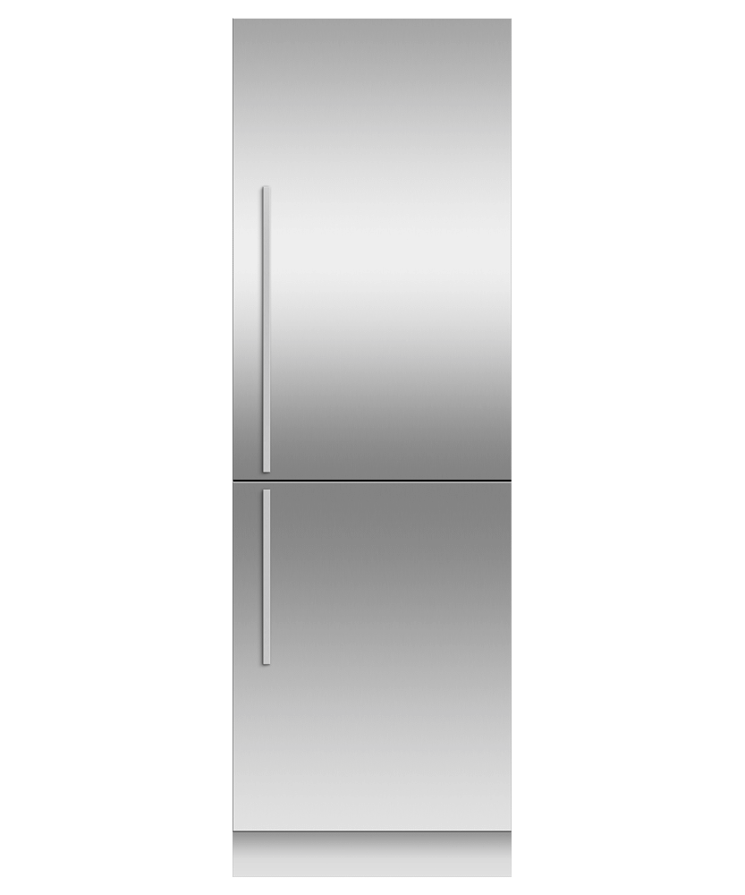 Fisher & Paykel RS2474BRU1 Integrated Refrigerator Freezer, 24", Ice & Water