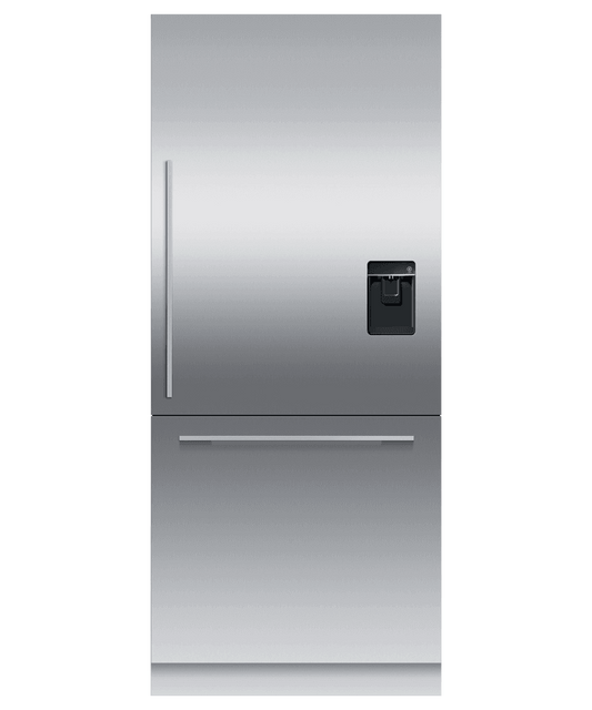 Fisher & Paykel RS36W80RU1N Integrated Refrigerator Freezer, 36", Ice & Water
