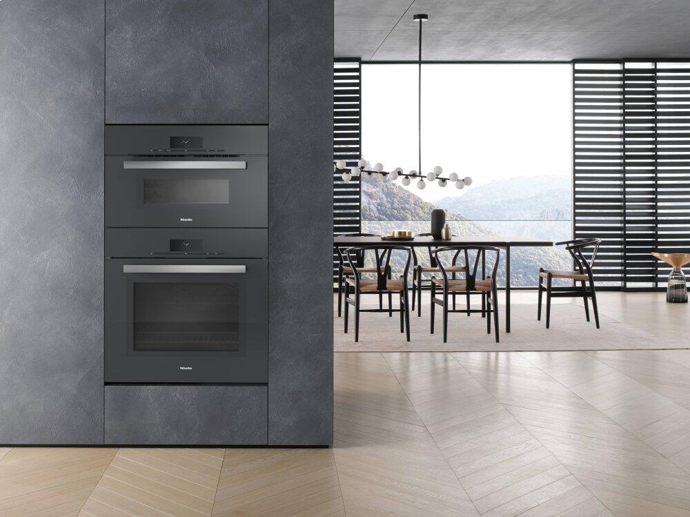Miele H6870BM  Gray- 30 Inch Speed Oven The All-Rounder That Fulfils Every Desire.