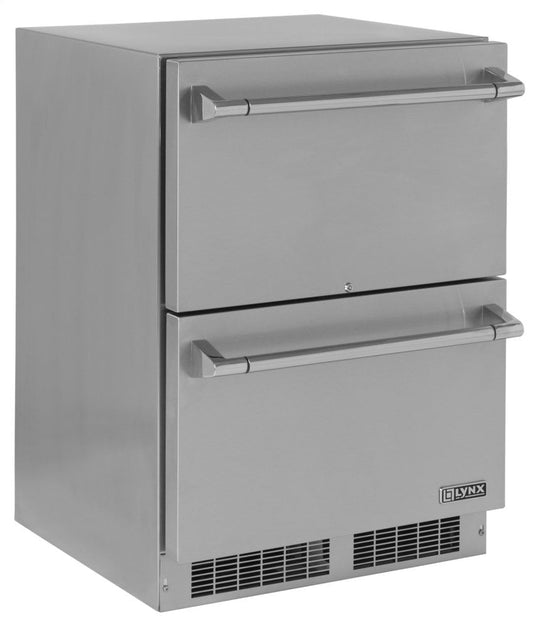 Lynx LM24DWR Lynx 24" Two Drawer Refrigerator