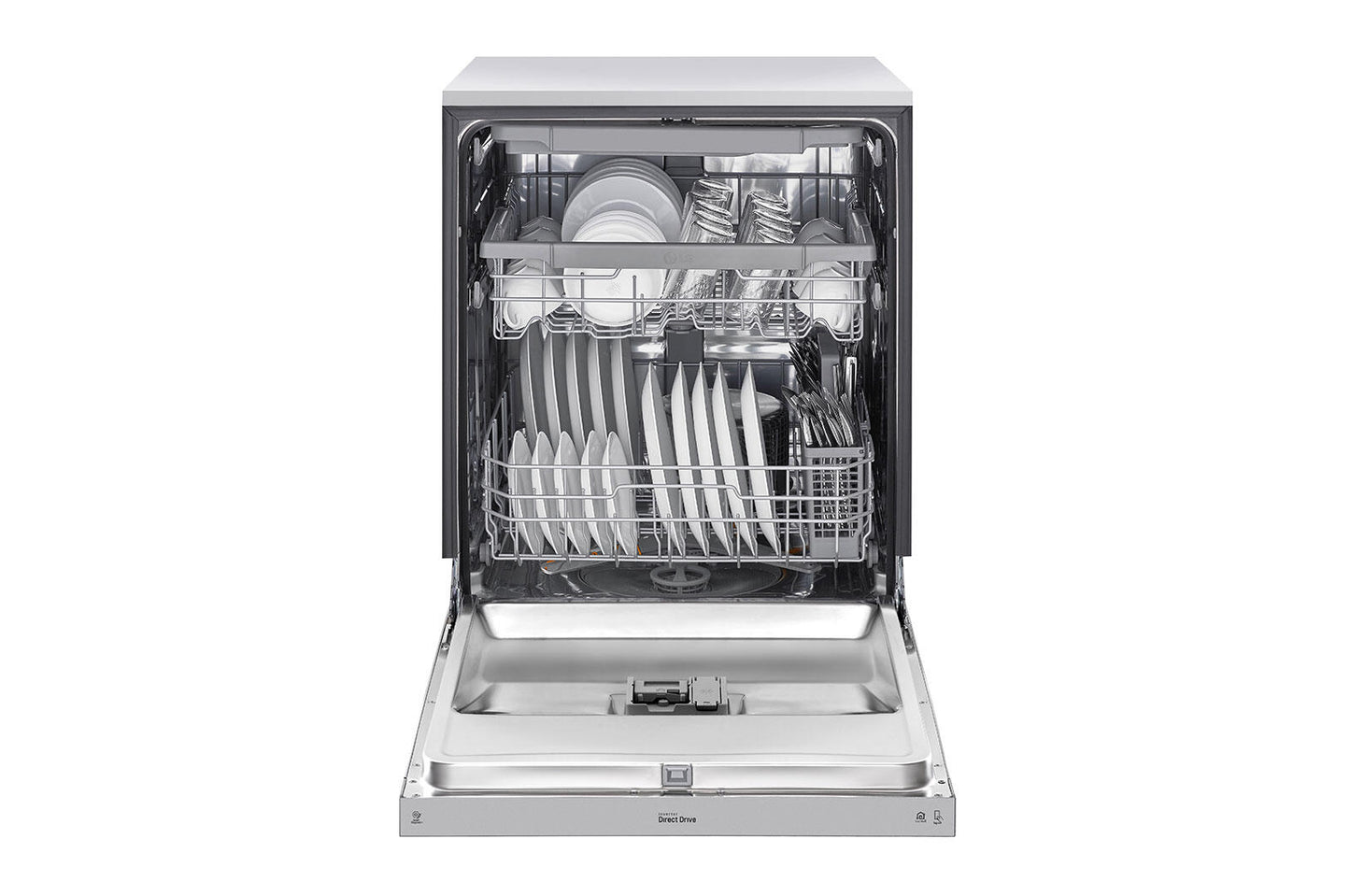 Lg LDFN4542S Front Control Dishwasher With Quadwash™
