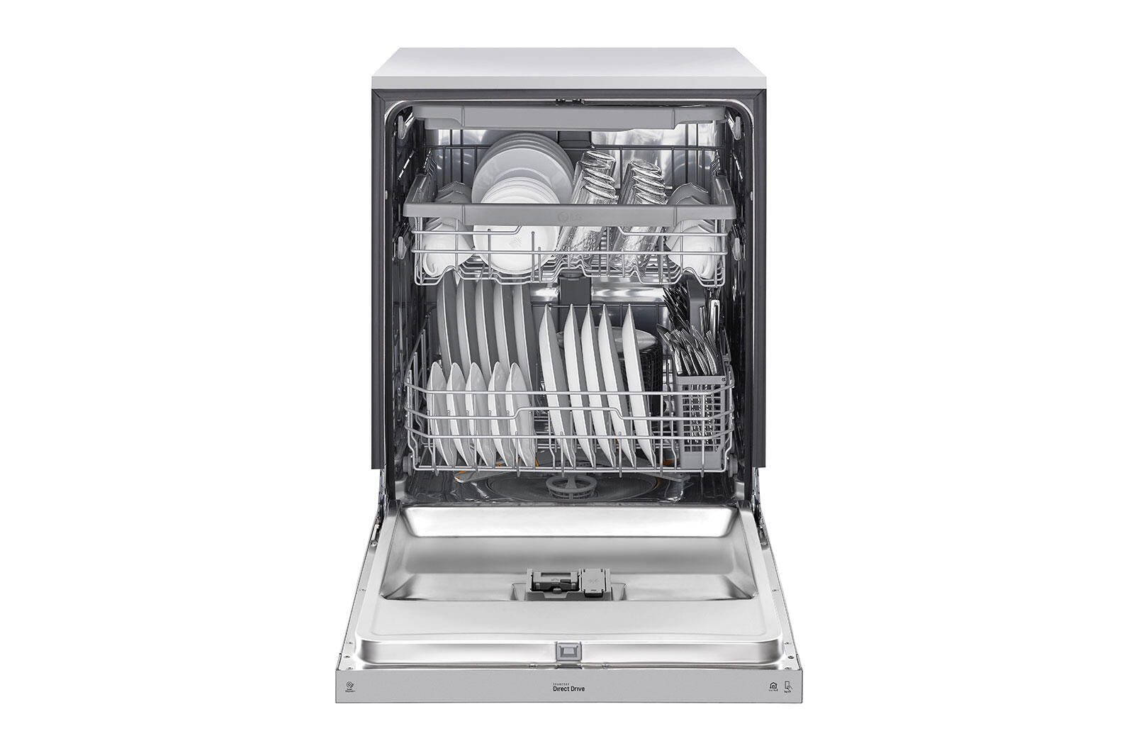 Lg LDFN4542S Front Control Dishwasher With Quadwash™