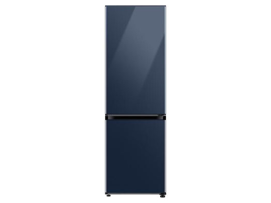 Samsung RB12A300641 12.0 Cu. Ft. Bespoke Bottom Freezer Refrigerator With Customizable Colors And Flexible Design In Navy Glass
