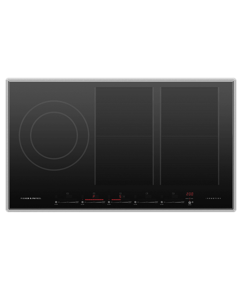 Fisher & Paykel CI365PTX4 Induction Cooktop, 36", 5 Zones, With Smartzone