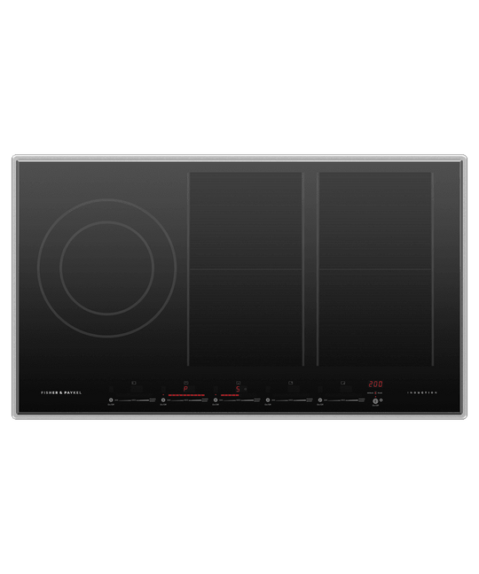Fisher & Paykel CI365PTX4 Induction Cooktop, 36", 5 Zones, With Smartzone