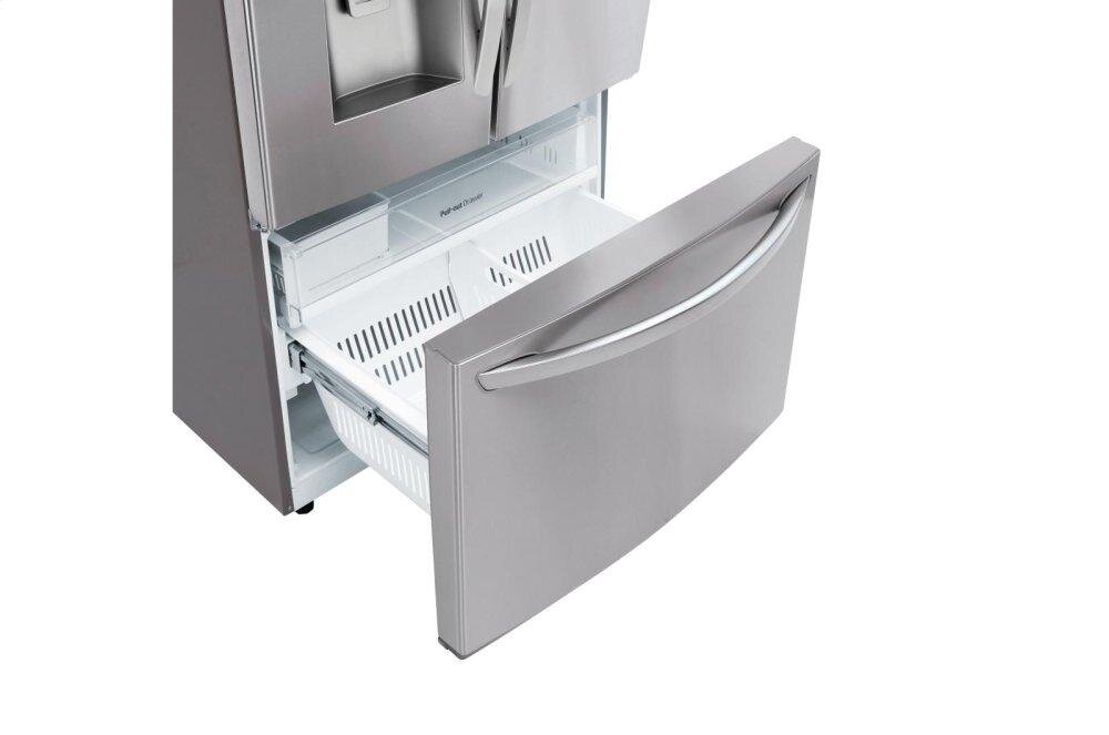 Lg LFXC22526S 22 Cu. Ft. Smart Wi-Fi Enabled French Door Counter-Depth Refrigerator