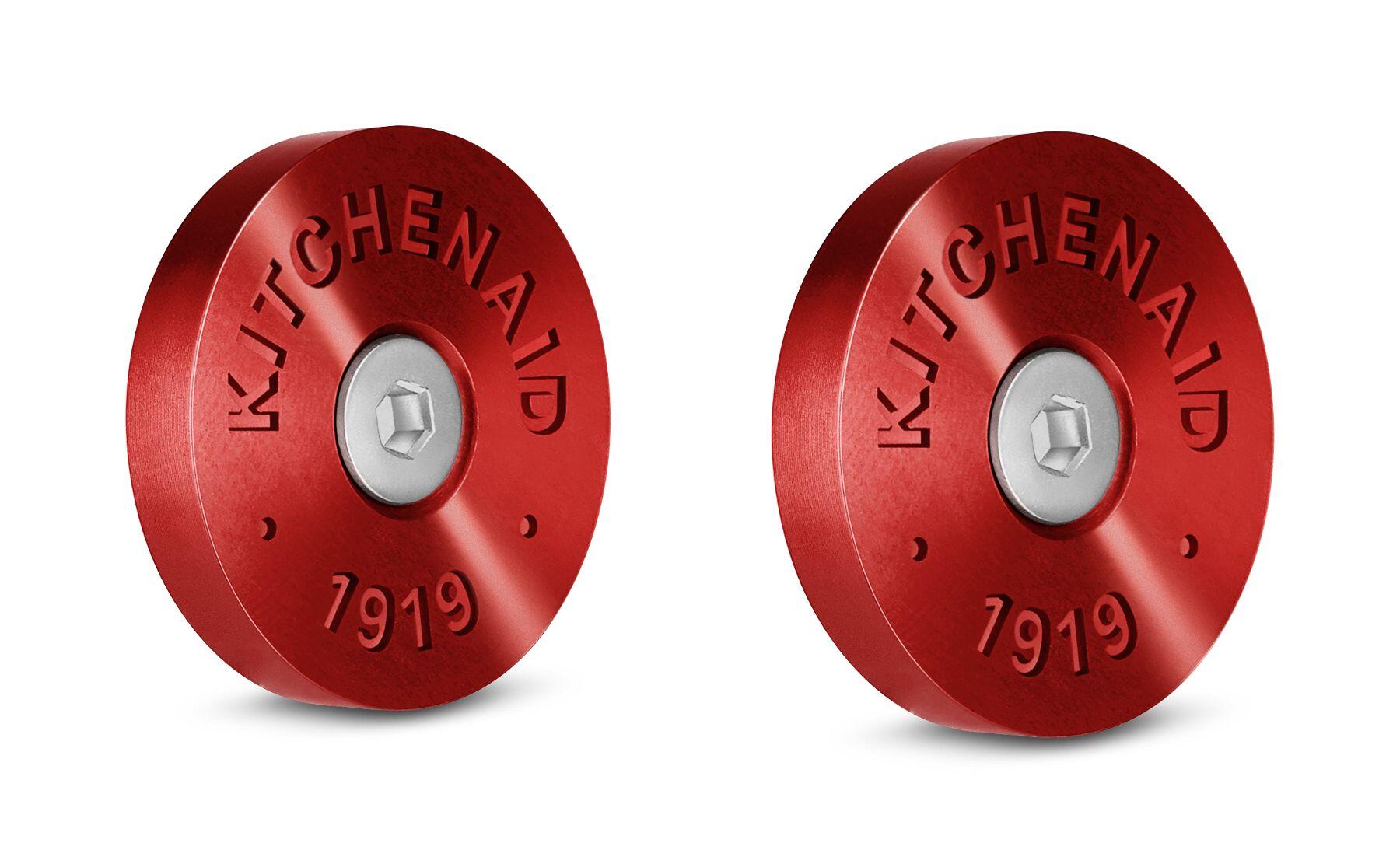 Kitchenaid W11368841RE Kitchenaid® Commercial-Style Range Handle Medallion Kit - Red