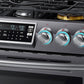 Samsung NX58K9850SG 5.8 Cu. Ft. Slide-In Gas Range With Flex Duo™ & Dual Door In Black Stainless Steel