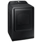 Samsung DVE52A5500V 7.4 Cu. Ft. Smart Electric Dryer With Steam Sanitize+ In Brushed Black