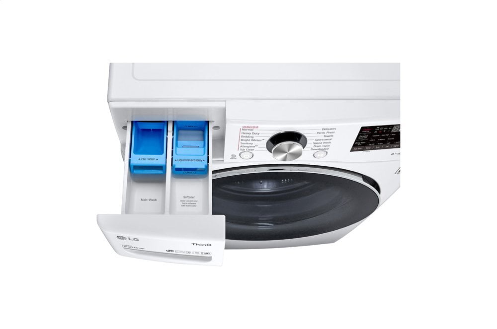 Lg WM4200HWA 5.0 Cu. Ft. Mega Capacity Smart Wi-Fi Enabled Front Load Washer With Turbowash&#8482; 360(Degree) And Built-In Intelligence