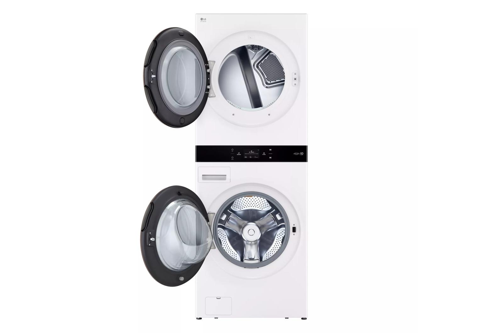 Lg SWWE50W4 Lg Studio Washtower™ Smart Front Load 5.0 Cu. Ft. Washer And 7.4 Cu. Ft. Electric Dryer With Center Control™