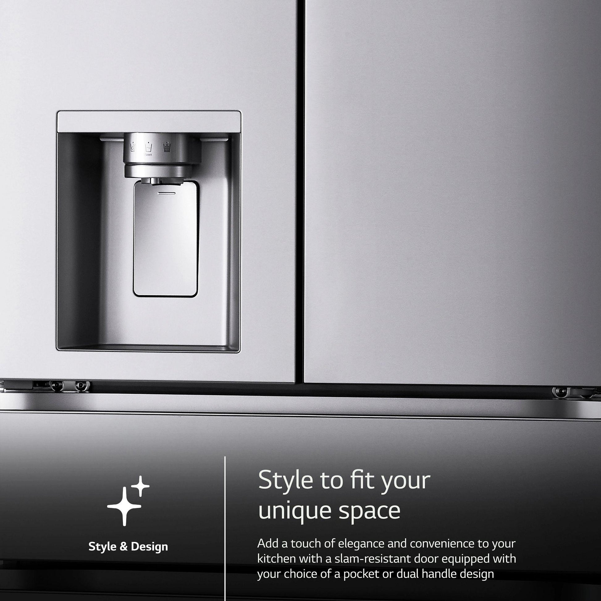 Lg LF29S8330S 29 Cu. Ft. Smart Standard-Depth Max™ 4-Door French Door Refrigerator With Full-Convert Drawer™