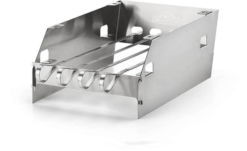 Napoleon Bbq 71301 Side Burner Windshield - Large With Skewer Rack