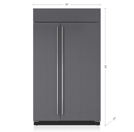 Sub-Zero BI48SIDO 48" Classic Side-By-Side Refrigerator/Freezer With Internal Dispenser - Panel Ready