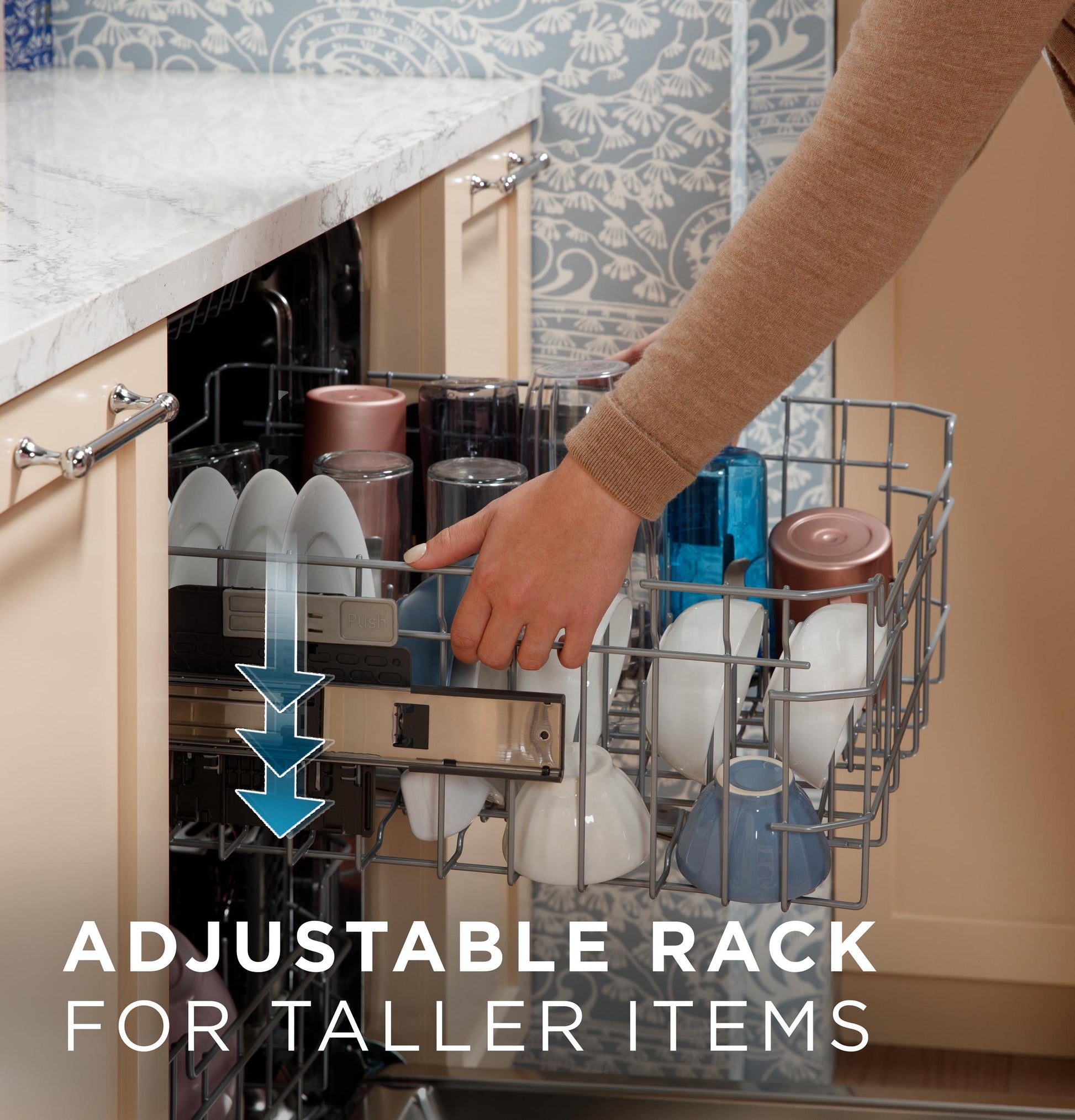 Ge Appliances GDT670SYVFS Ge® Top Control With Stainless Steel Interior Dishwasher With Sanitize Cycle