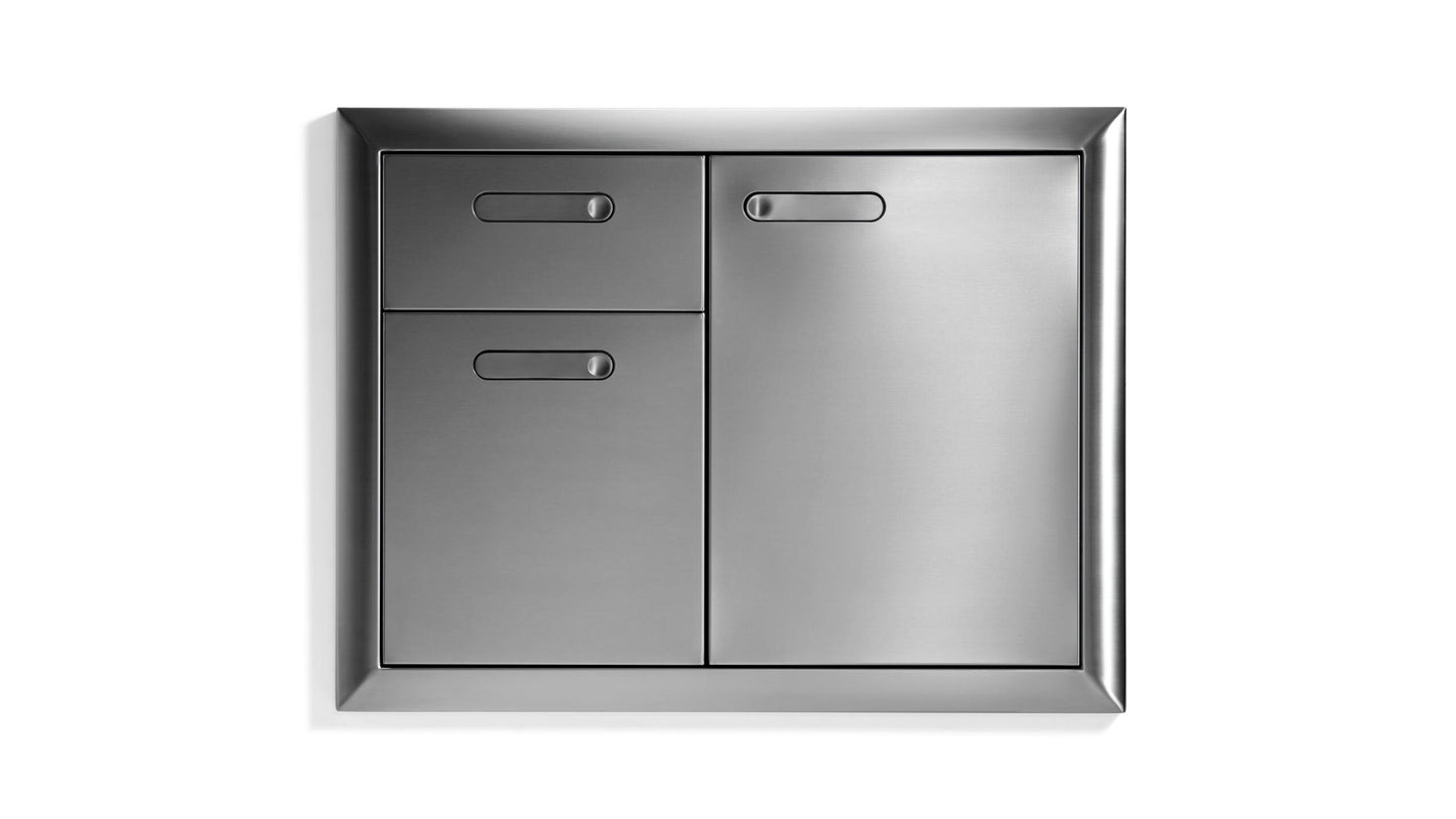 Lynx LSA304 30" Storage Door & Double Drawer Combination