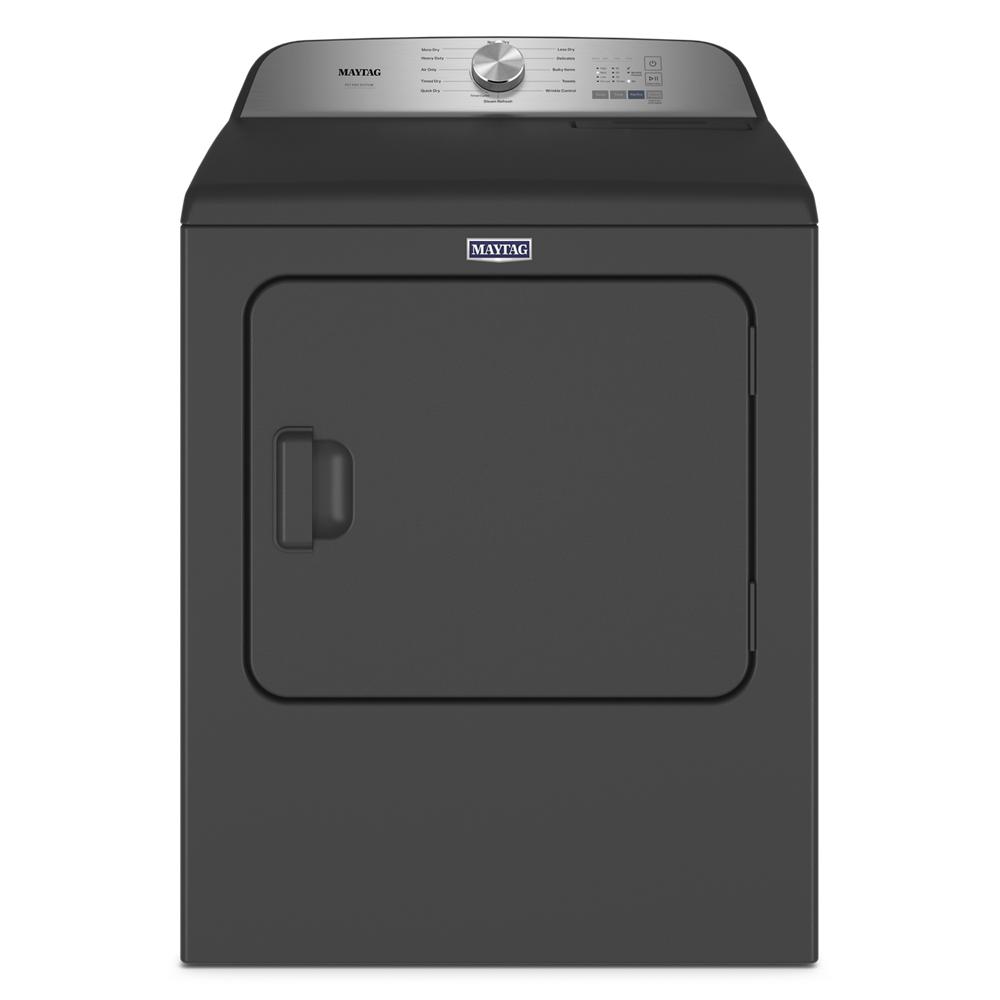 Maytag MED6500MBK Pet Pro Top Load Electric Dryer - 7.0 Cu. Ft.