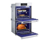 Lg WDES9428F Lg Studio 9.4 Cu. Ft. Smart Instaview® Electric Double Built-In Wall Oven With Air Fry & Steam Sous Vide