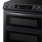 Samsung NE63T8951SG 6.3 Cu. Ft. Smart Slide-In Induction Range With Flex Duo™, Smart Dial & Air Fry In Black Stainless Steel