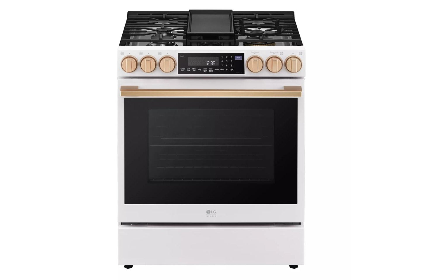 Lg LSGS6338N Lg Studio 6.3 Cu. Ft. Instaview® Gas Slide-In Range With Probake Convection® And Air Fry
