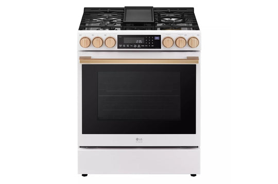 Lg LSGS6338N Lg Studio 6.3 Cu. Ft. Instaview® Gas Slide-In Range With Probake Convection® And Air Fry