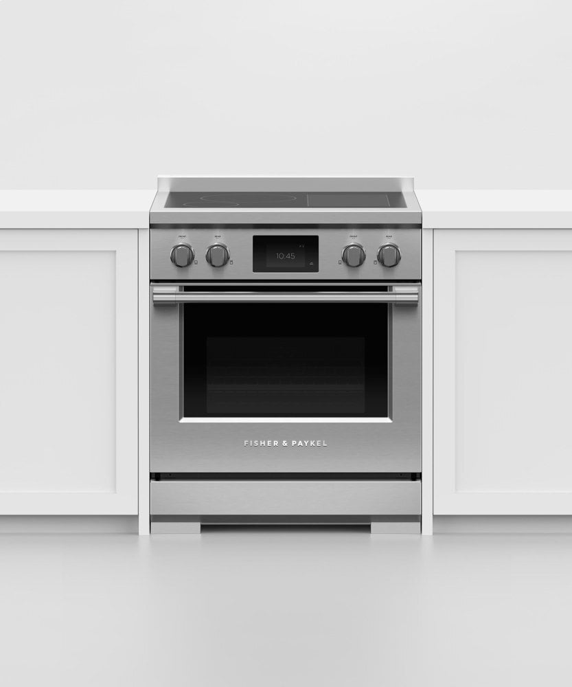 Fisher & Paykel RDV3304N Dual Fuel Range, 30", 4 Burners, Self-Cleaning
