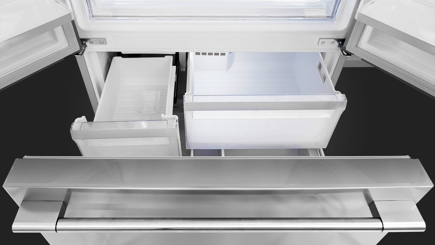 Fulgor Milano F6FBM36S2 36" Pro French Door Fridge
