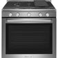 Kitchenaid KFGG500ESS 30-Inch 5-Burner Gas Convection Range - Stainless Steel