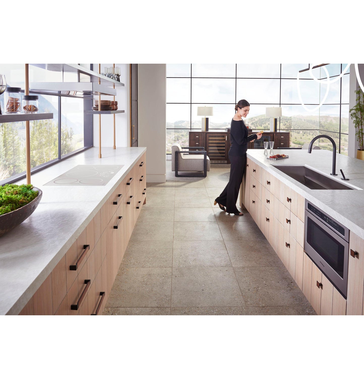 Monogram ZWL1126SRSS Monogram 1.2 Cu. Ft. Drawer Microwave