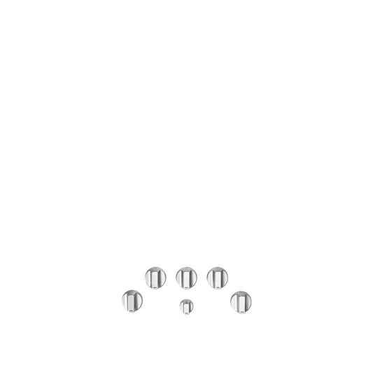 Cafe CXCG1K0PMSS Café 5 Gas Cooktop Knobs - Brushed Stainless