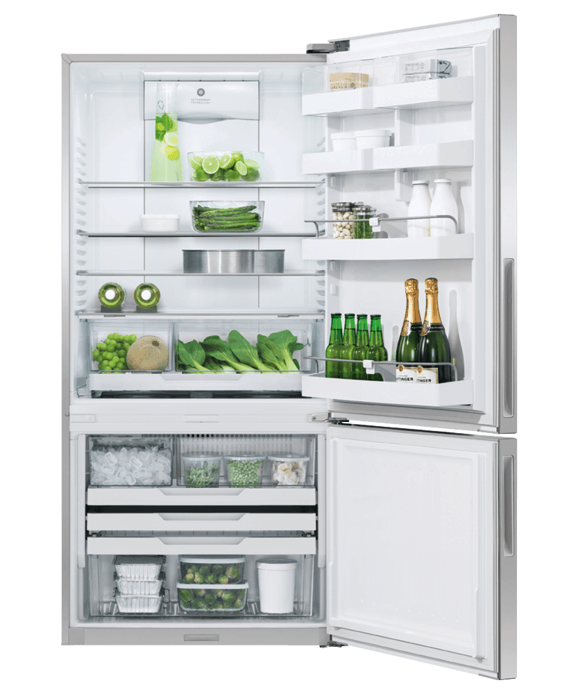 Fisher & Paykel RF170BRPUX6N Freestanding Refrigerator Freezer, 32", 17.5 Cu Ft, Ice & Water