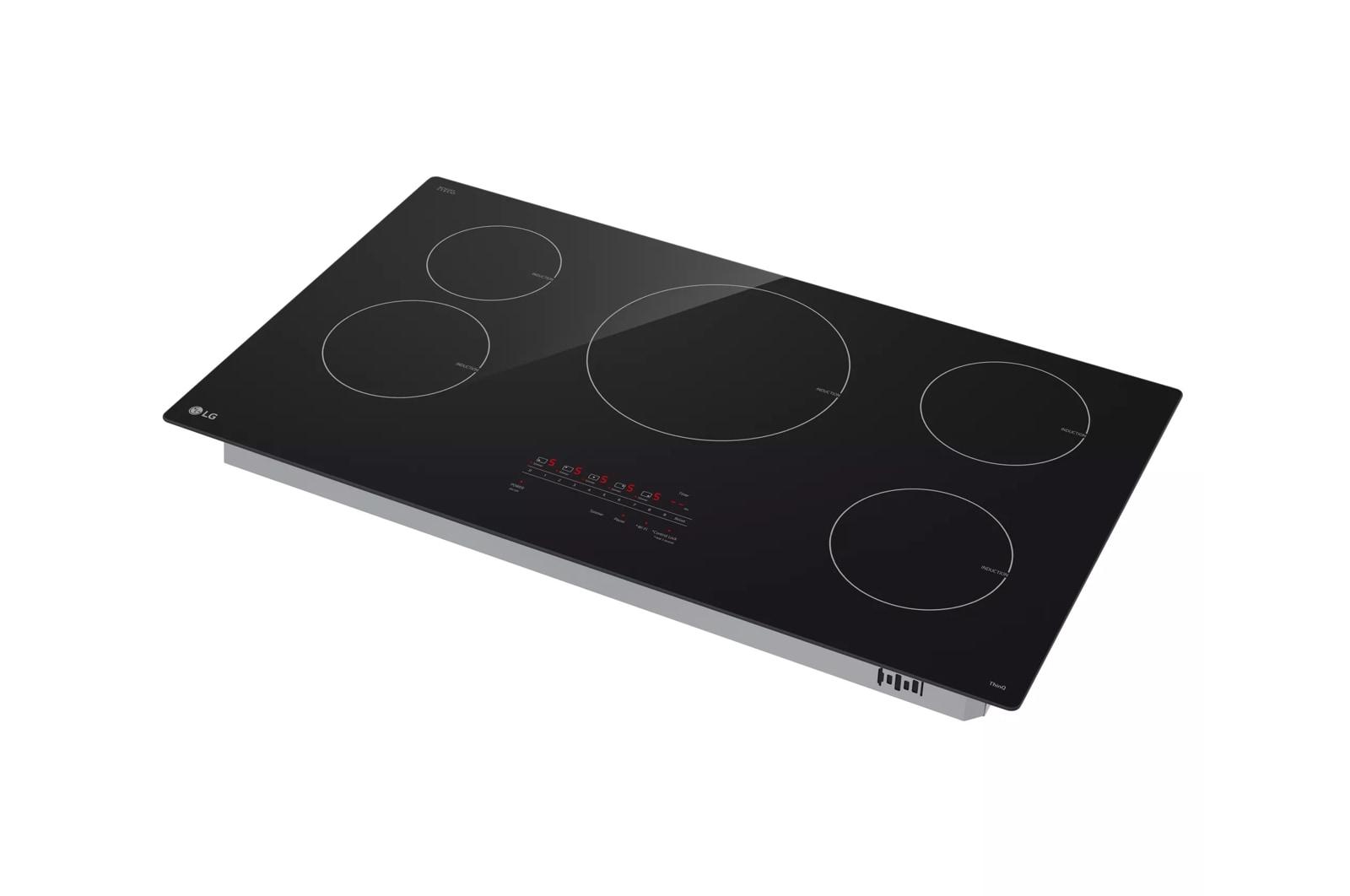 Lg CBIH3613BE 36" Smart Induction Cooktop With Ultraheat™ 4.3Kw Element