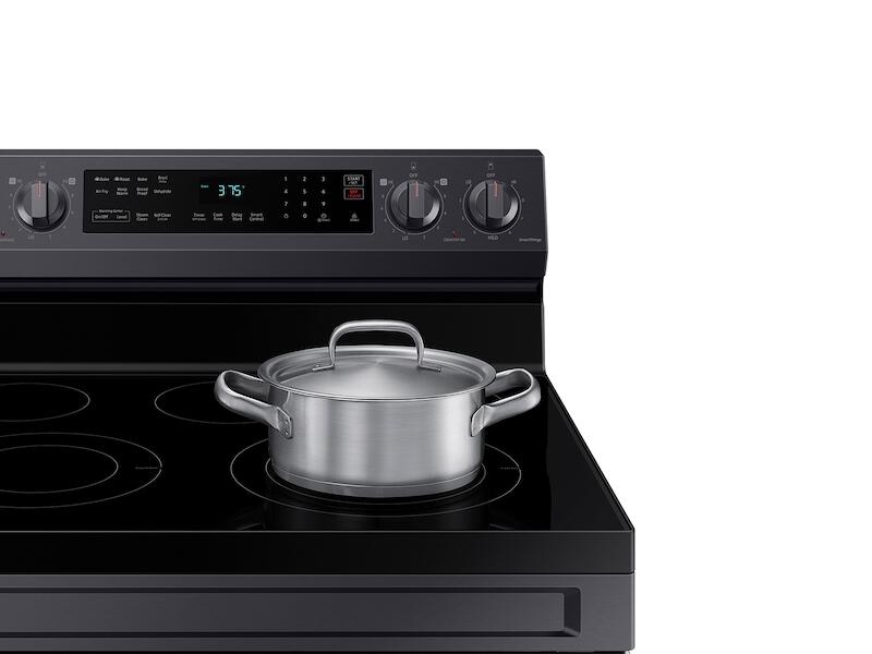 Samsung NE63A6511SG 6.3 Cu. Ft. Smart Freestanding Electric Range With No-Preheat Air Fry & Convection In Black Stainless Steel