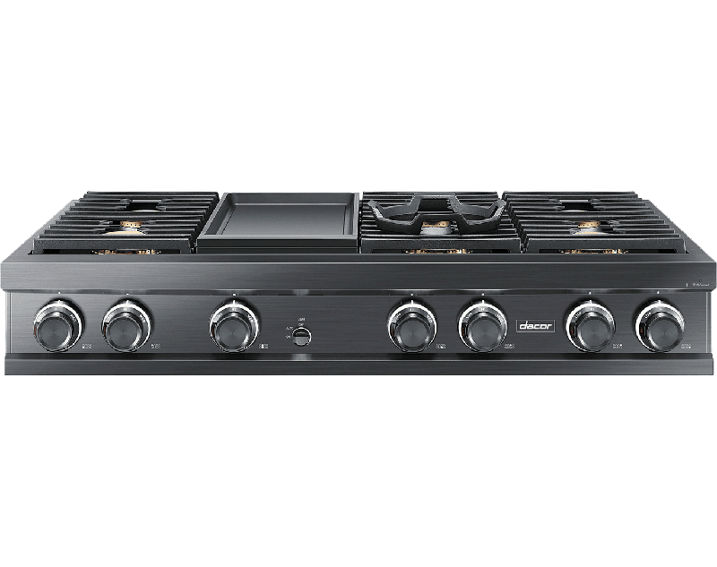 Dacor DTT48M976PM 48" Rangetop, Graphite, Liquid Propane