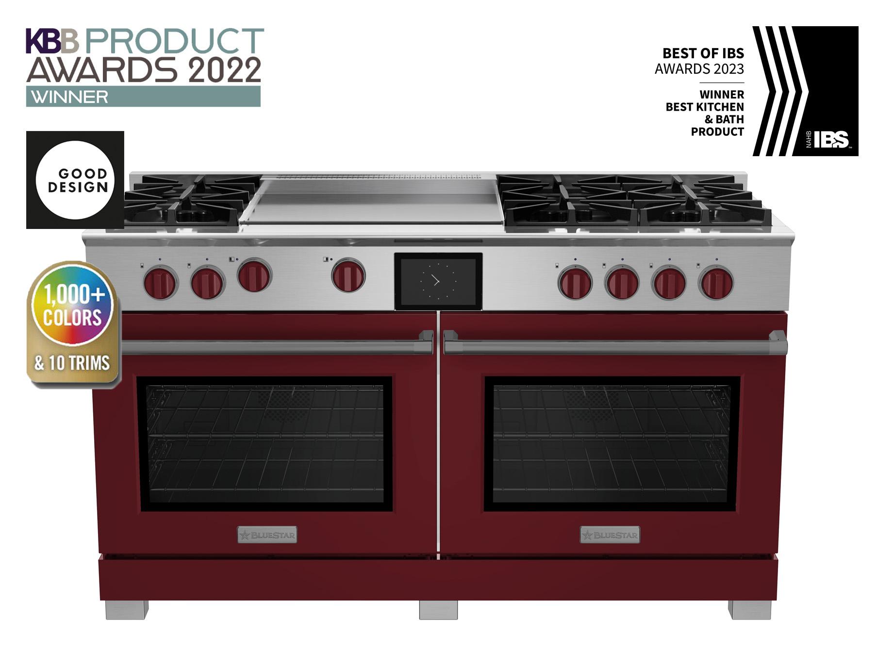 Bluestar BSDF606G 60" Dual Fuel Range With 24" Griddle