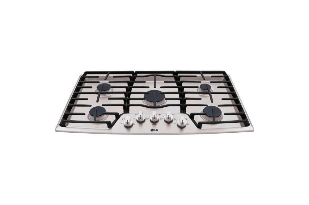 Lg LCG3611ST 36" Gas Cooktop With Superboil&#8482;