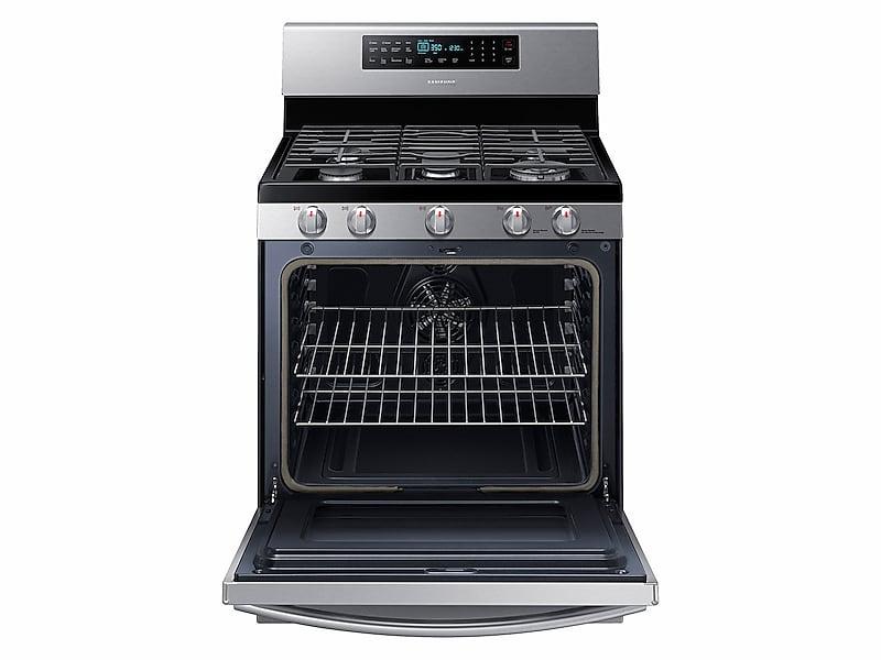 Samsung NX58H5650WS 5.8 Cu. Ft. Gas Range With True Convection In Stainless Steel