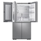 Samsung RF29A9671SR 29 Cu. Ft. Smart 4-Door Flex™ Refrigerator With Beverage Center And Dual Ice Maker In Stainless Steel