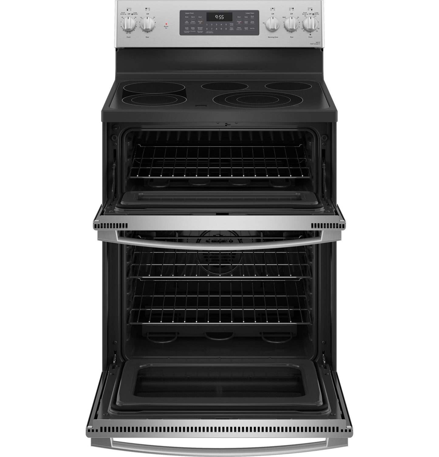 Ge Appliances PB965YPFS Ge Profile&#8482; 30" Smart Free-Standing Electric Double Oven Convection Range With No Preheat Air Fry