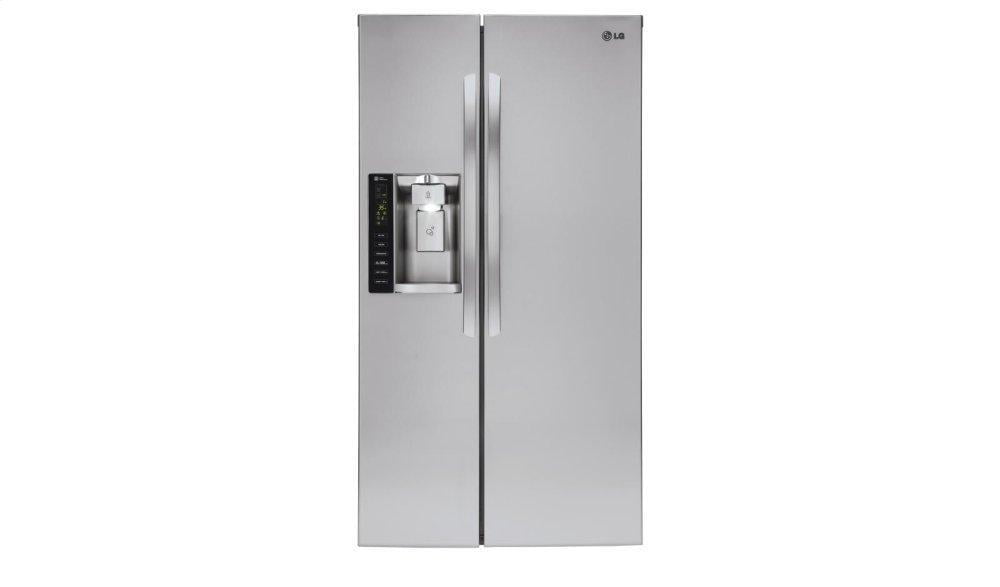 Lg LSXC22426S 22 Cu. Ft. Smart Wi-Fi Enabled Side-By-Side Counter-Depth Refrigerator
